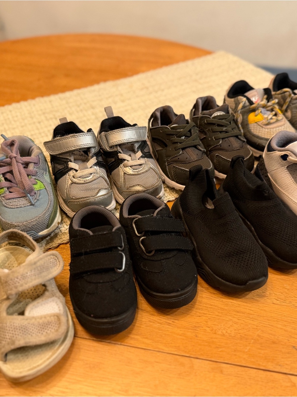 Bulk set of toddler Velcro & Sneakers - Classic Everyday Shoes